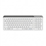 Teclado ACTECK TI747 Inalámbrico, Bluetooth 5.1/Dongle 2.4 MHz, Blanco