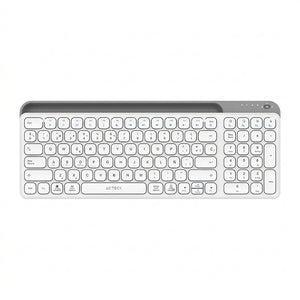 Teclado ACTECK TI747 Inalámbrico, Bluetooth 5.1/Dongle 2.4 MHz, Blanco