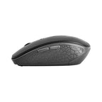 Mouse PERFECT CHOICE PC-045304 Inalámbrico Recargable Iluminación RGB Orion, Negro