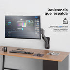 Soporte para Monitor ACTECK ENFORCE MOTION SM715 32", Negro
