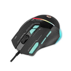 Mouse Gamer GETTTECH GPM-RGBWR-G1-BK, Negro