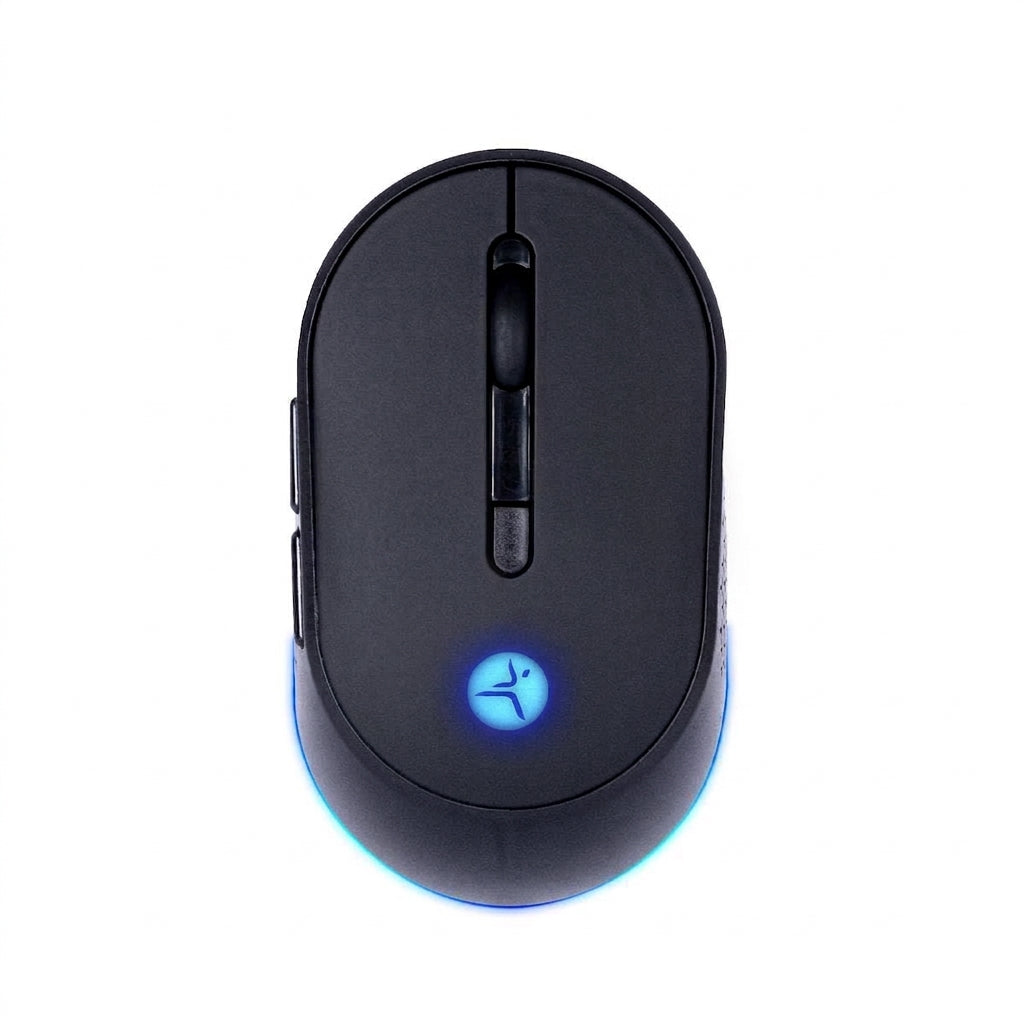 Mouse TECHZONE THUNDER Inalámbrico, Bluetooth, 3200 DPI, Negro
