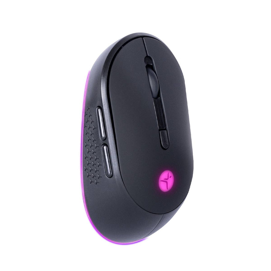 Mouse TECHZONE THUNDER Inalámbrico, Bluetooth, 3200 DPI, Negro