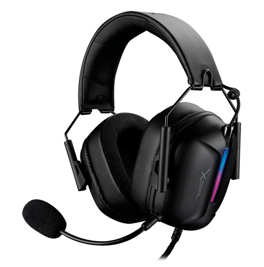 Headset Xzeal XZHSALRGB1B, Negro