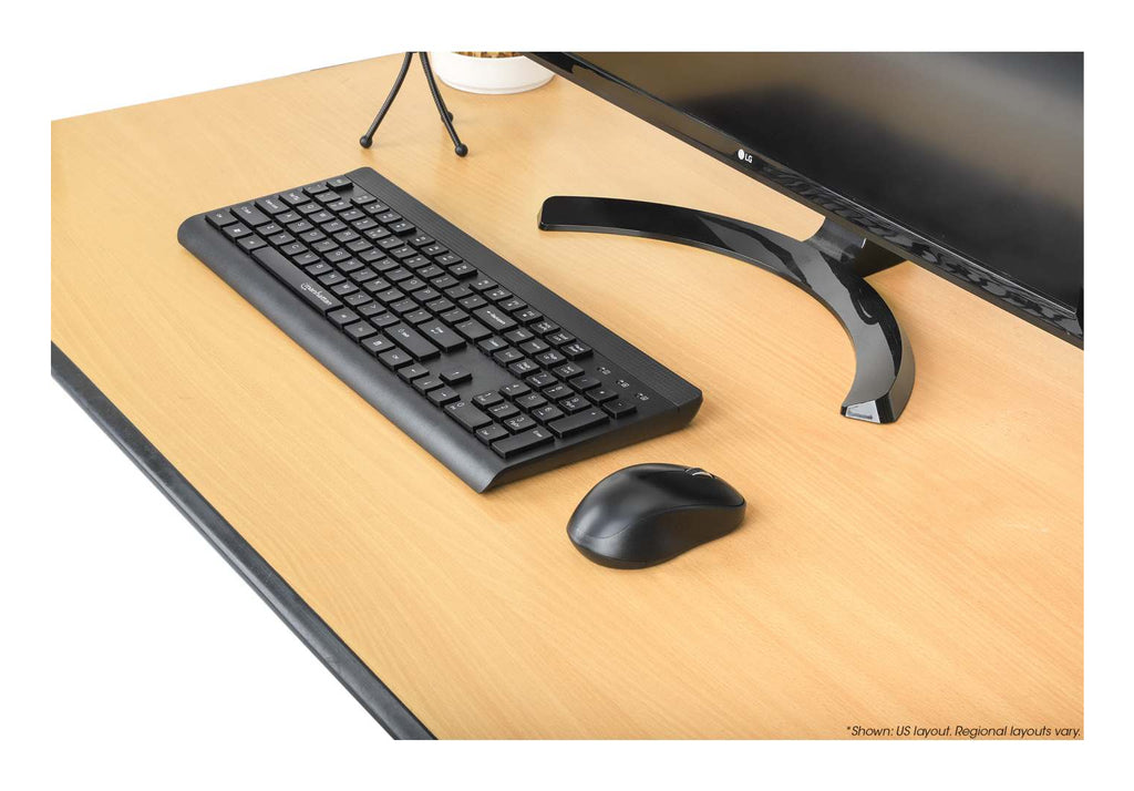 Kit Teclado y Mouse MANHATTAN 180771 VA, 156 x 440, Gris