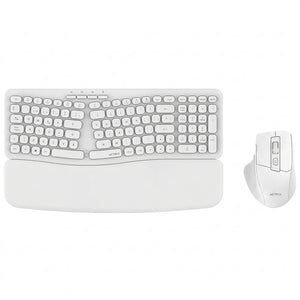 Kit Teclado y Mouse ACTECK MK650 Inalámbrico, Blanco
