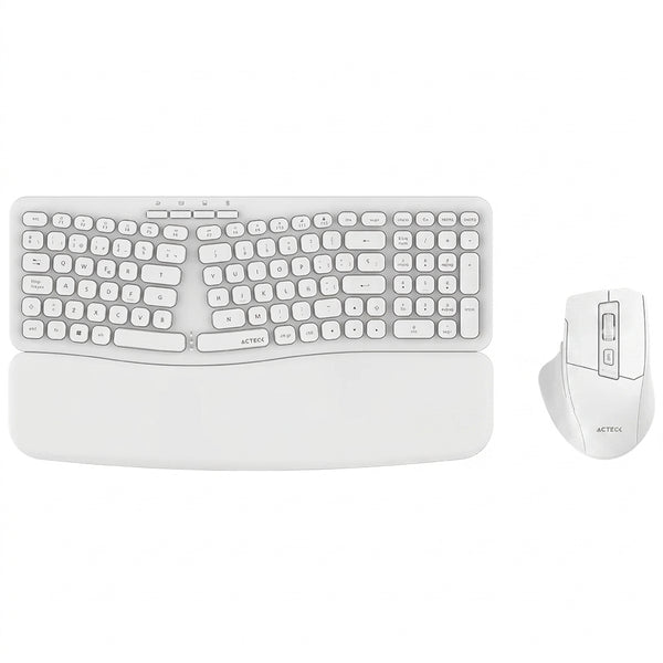 PC Gamer Kit Teclado y Mouse ACTECK MK650 Inalámbrico, Blanco - México