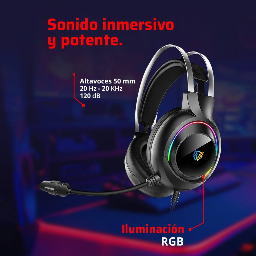 Headset Gamer Balam Rush BR-941204, Negro