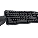 Kit Teclado y Mouse TECHZONE TZ19COMB01-INA Óptico Inalámbrico, USB, Negro