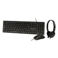 Kit Teclado y Mouse PERFECT CHOICE PC-201717, Negro