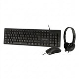 Kit Teclado y Mouse PERFECT CHOICE PC-201717, Negro
