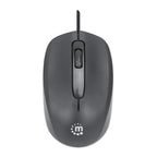 Mouse MANHATTAN 190190, USB-C, Negro