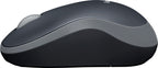 Mouse LOGITECH M185 Óptico, RF inalámbrico, Negro