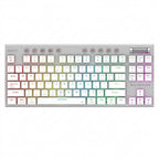 Kit Teclado y Mouse Balam Rush MK455, Blanco