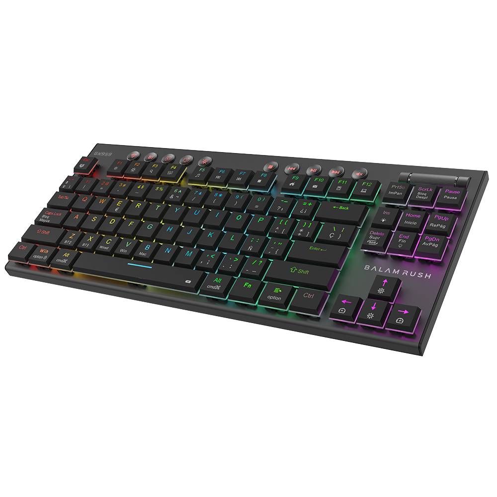 Teclado Gamer Balam Rush GK959, Negro
