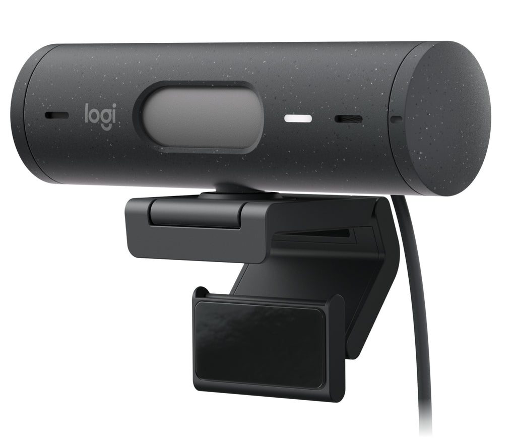 Webcam LOGITECH BRIO 500 LED, Full HD (1920 x 1080), USB-C, Grafito
