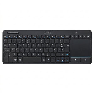 Teclado ACTECK TI707 Inalámbrico, 2.4 MHz/Bluetooth, Negro