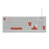 Teclado GETTTECH GGK-ESMWR-02-WH, Blanco