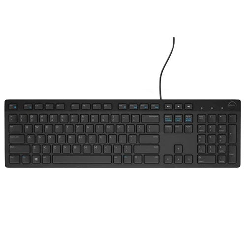 Teclado DELL KB216 (Inglés) LED, 442 x 127, Negro