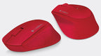 Mouse LOGITECH M280 Óptico, 1000 DPI, 3 botones, USB, Rojo