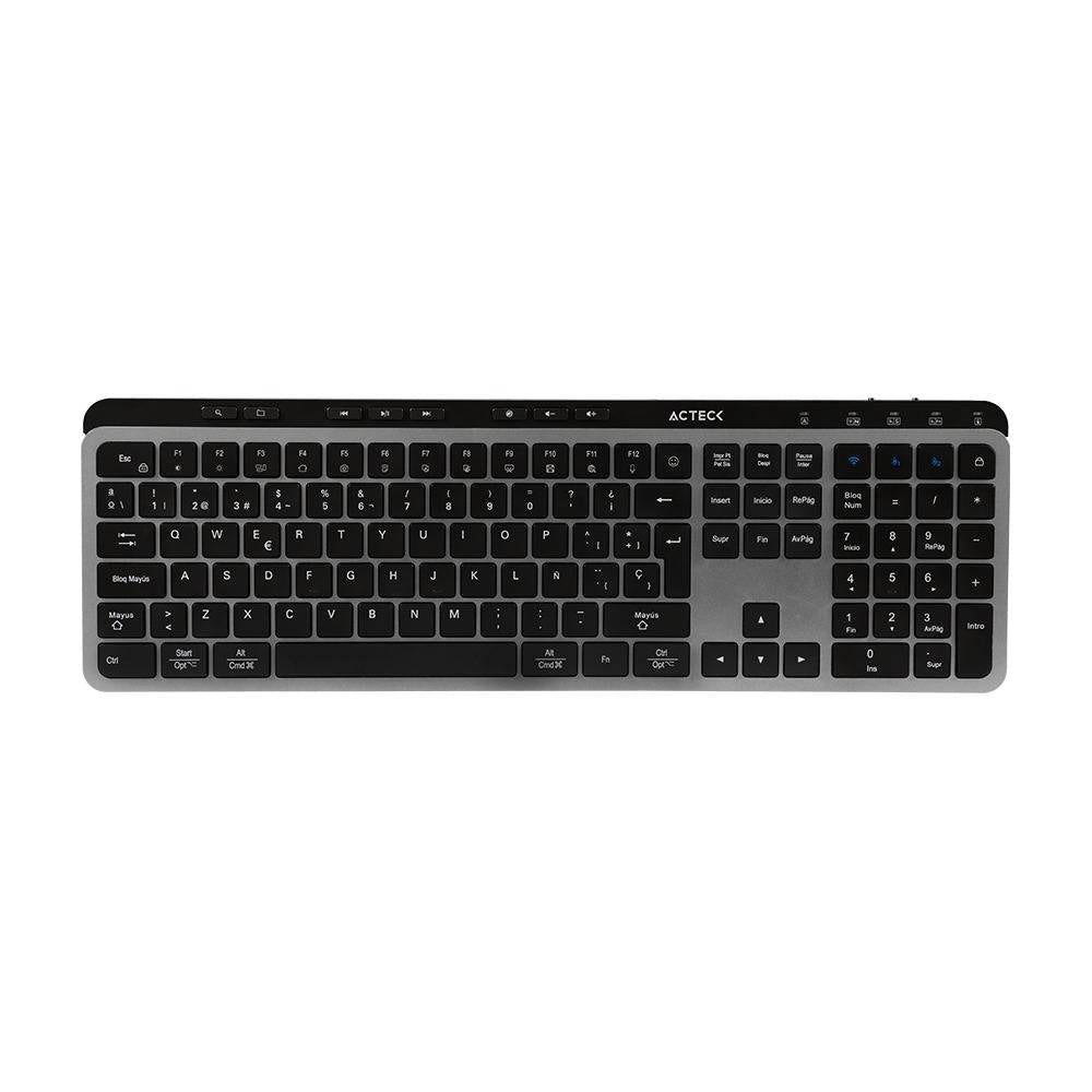 Kit Teclado y Mouse ACTECK MK755 Inalámbrico, Negro
