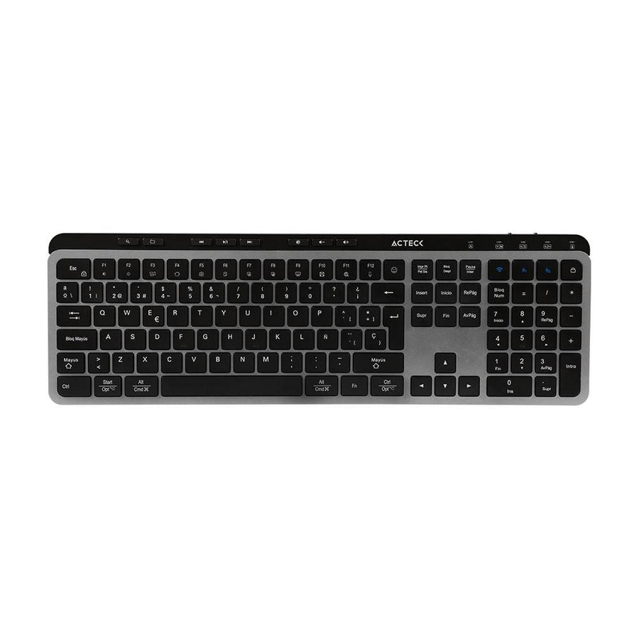 Kit Teclado y Mouse ACTECK MK755 Inalámbrico, Negro