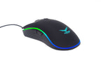 Mouse Gamer Naceb Gaming NA-0933, Rainbow