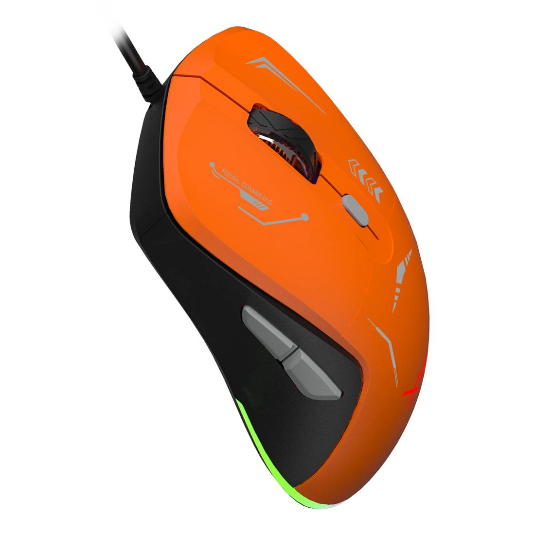 Mouse Gamer Xzeal XZPM1NG, Gris