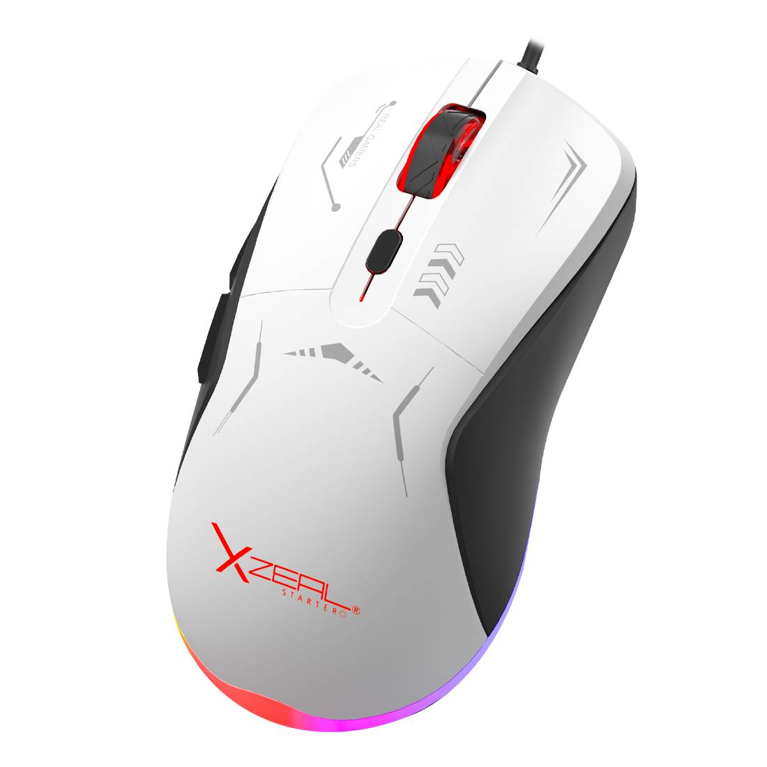 Mouse Gamer Xzeal XST-401, Blanco