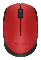 Mouse LOGITECH M170 RF inalámbrico, Rojo