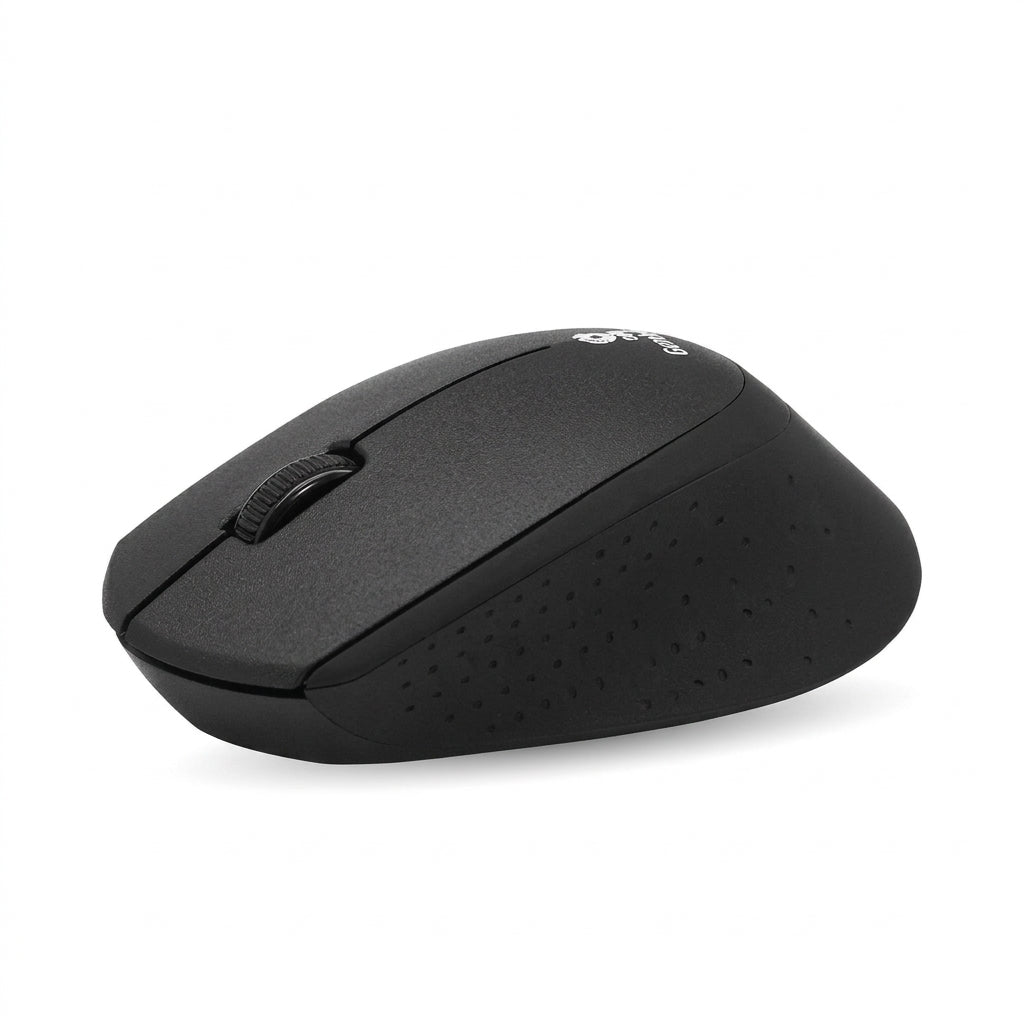 Mouse BROBOTIX 6000762 Óptico Inalámbrico, 1000 DPI, Negro