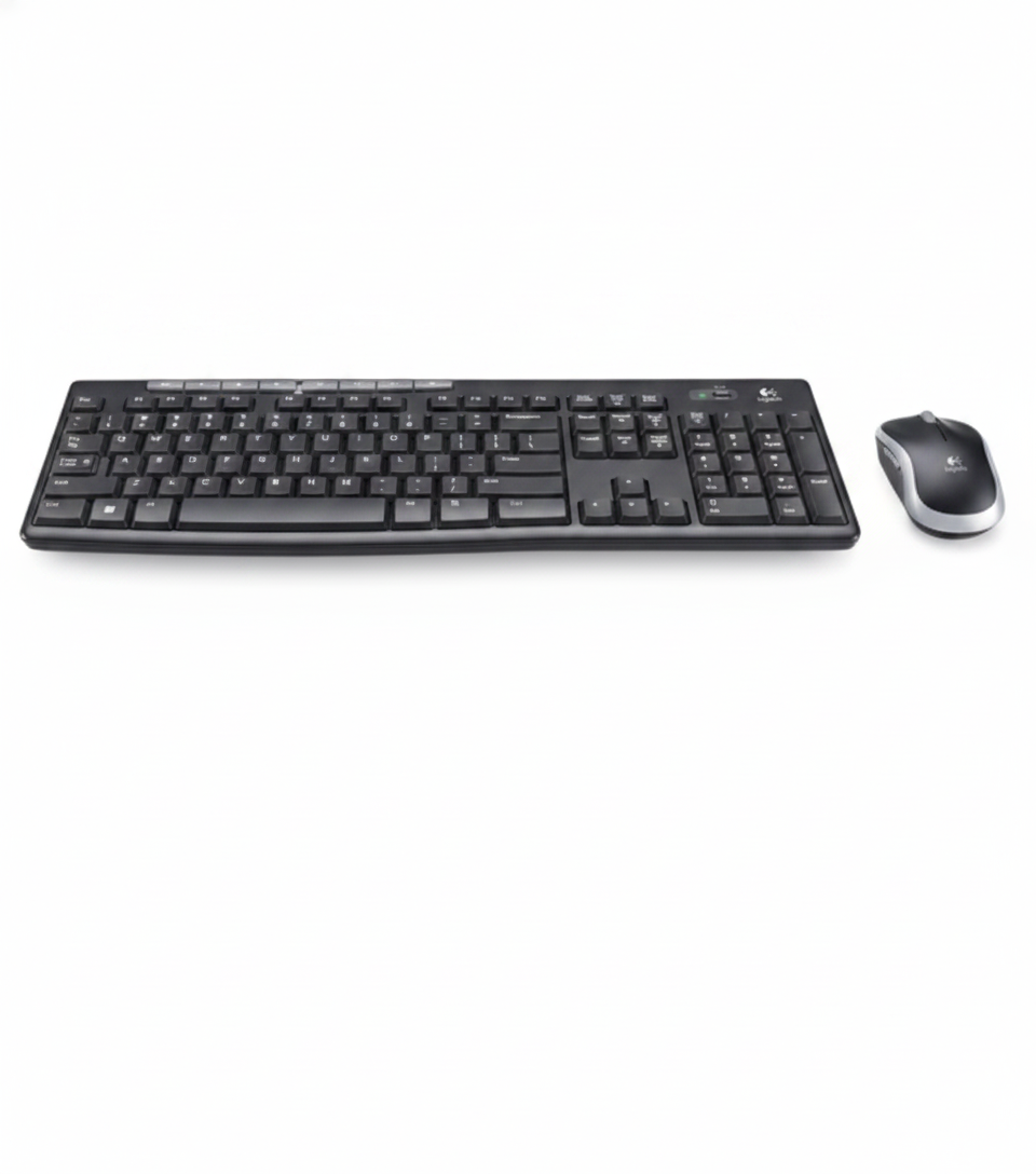 Kit Teclado y Mouse LOGITECH MK270, Negro