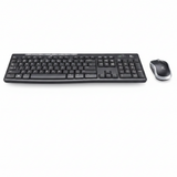 Kit Teclado y Mouse LOGITECH MK270, Negro