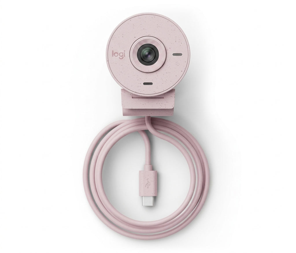 Webcam LOGITECH 960-001446 LED, Full HD (1920 x 1080), USB-C, Rosa