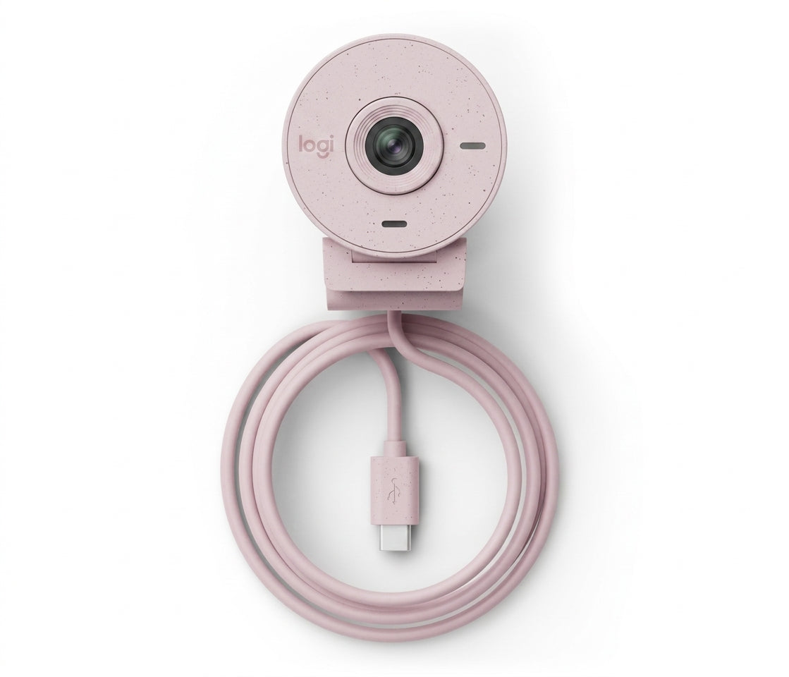 Webcam LOGITECH 960-001446 LED, Full HD (1920 x 1080), USB-C, Rosa