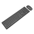 Kit Teclado y Mouse Inalámbrico Stylos STPKTM5B, 105 Teclas, 1600DPI, USB Nano, Negro