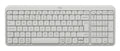 Teclado LOGITECH K250 LED, Blanco