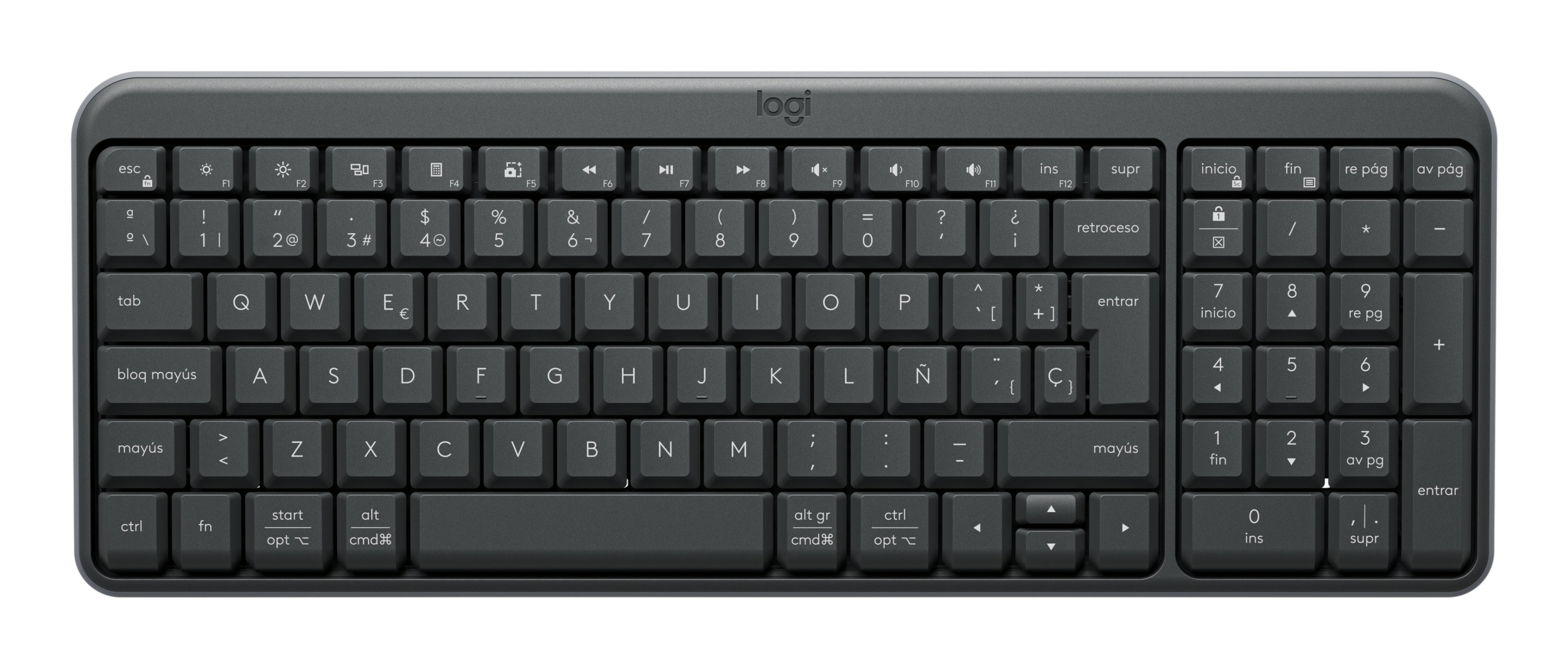 Teclado LOGITECH K250 LED, Negro