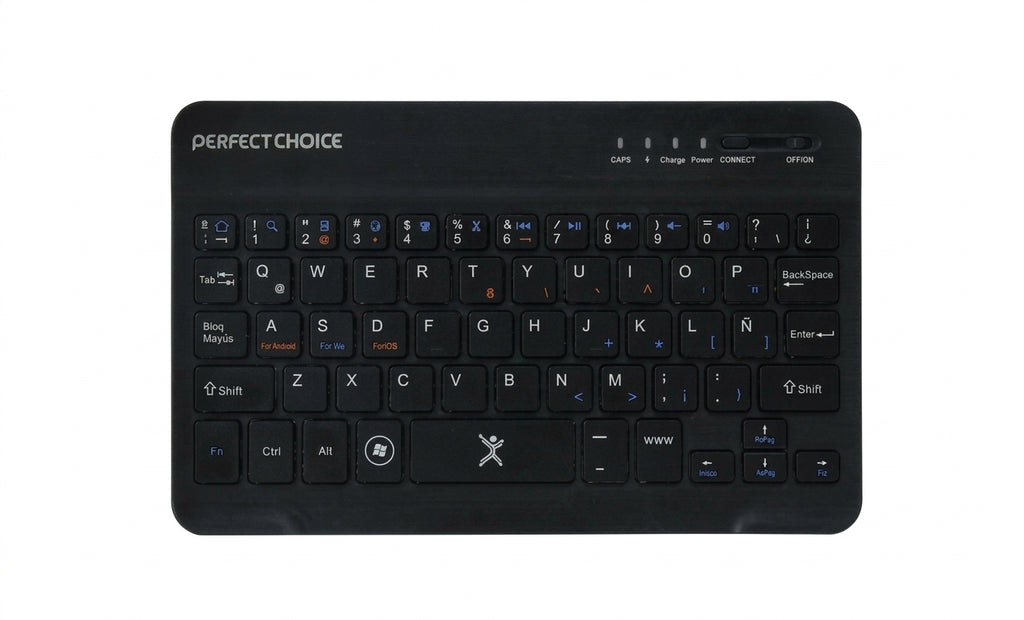 Teclado PERFECT CHOICE PC-200932, Bluetooth, Negro