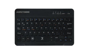 Teclado PERFECT CHOICE PC-200932, Bluetooth, Negro