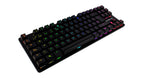 Teclado GAME FACTOR KBG500-BL Mecánico TKL, RGB, USB, Negro