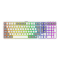 Teclado ACTECK TI790, Inalámbrico, Bluetooth, Blanco