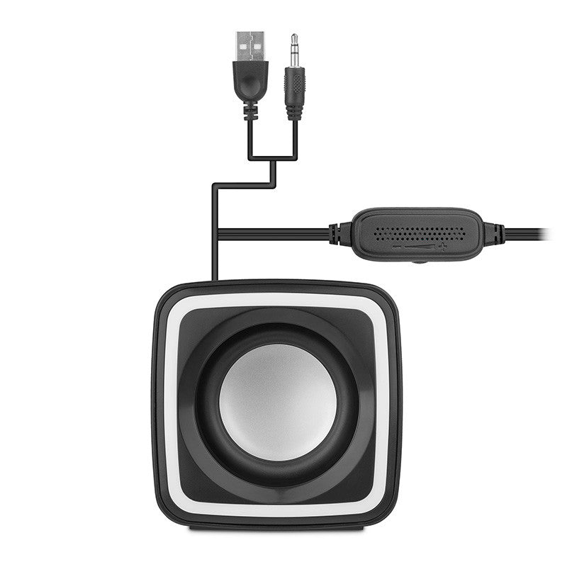 Bocinas GETTTECH GUS-ESRWR-01 LED, Negro
