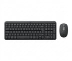 Kit Teclado y Mouse LOGITECH MK250 920-013513 LED, Negro