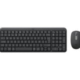 Kit Teclado y Mouse LOGITECH MK250 920-013513 LED, Negro
