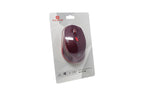 Mouse Naceb Technology NA-0119R Curvo, Rojo