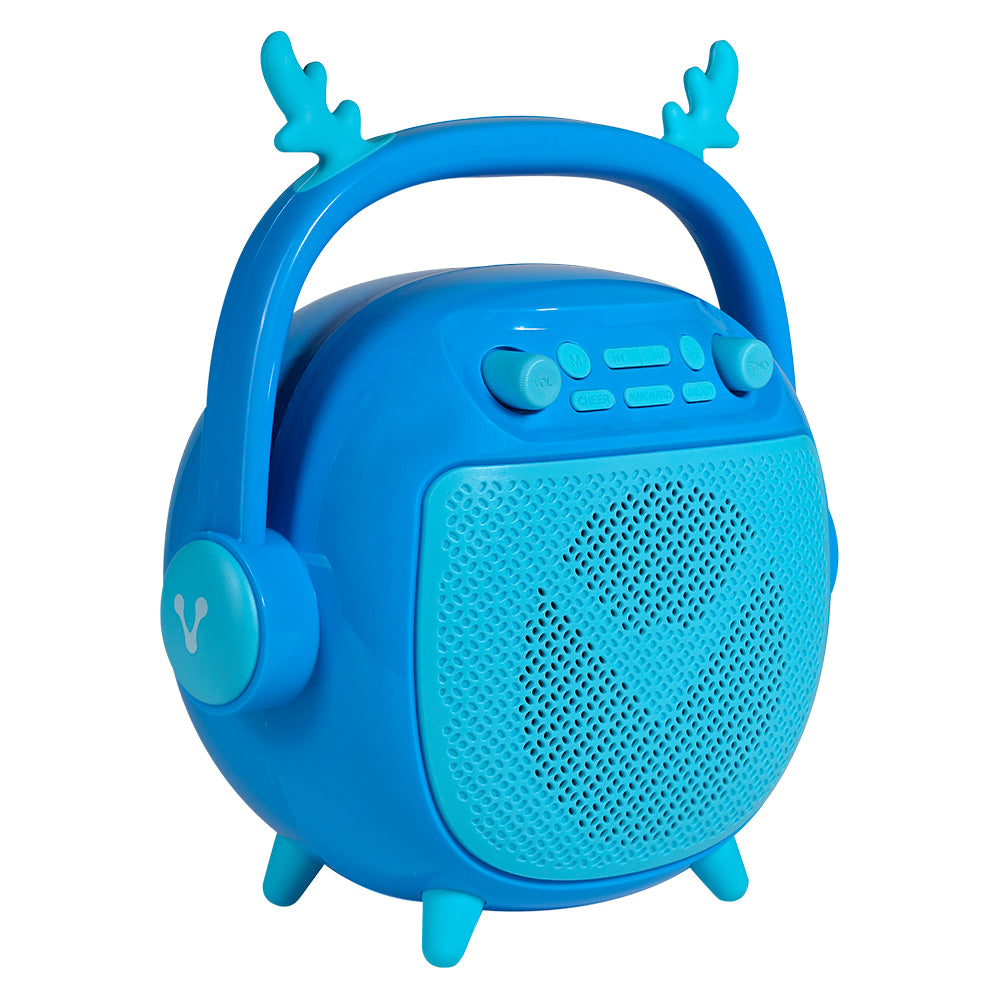 Bocinas VORAGO BSP-205 Bluetooth, USB/3.5mm, Azul