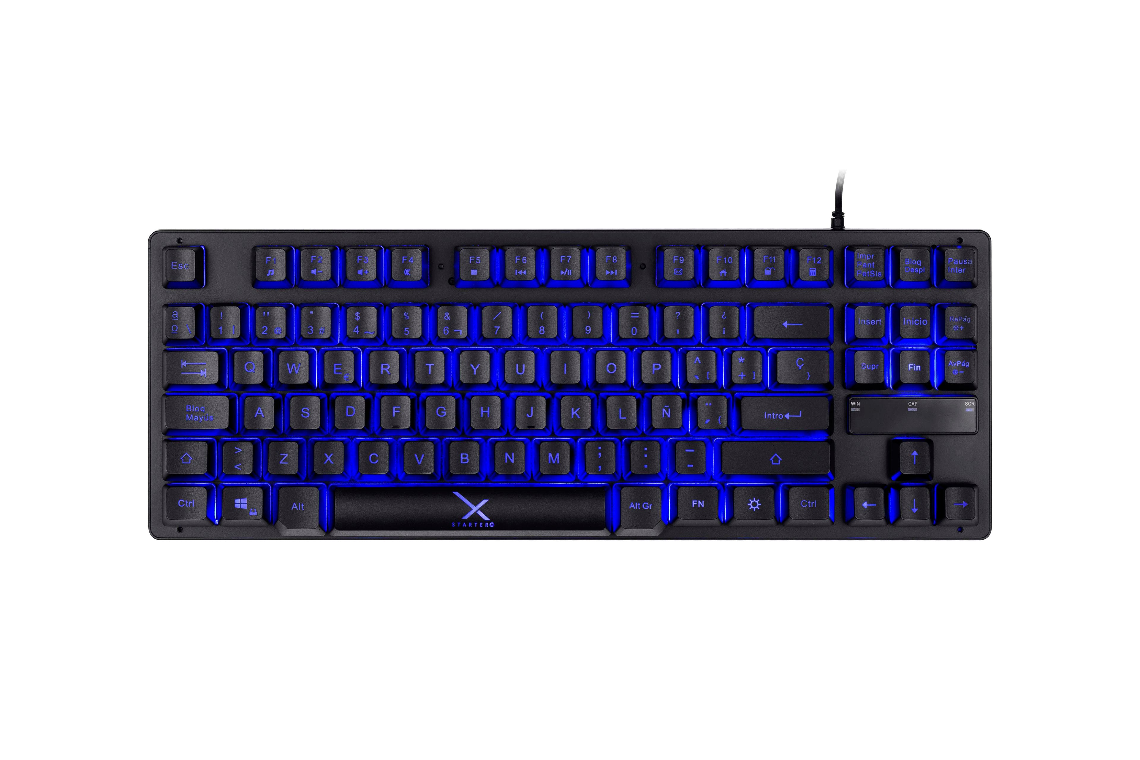 Teclado Gamer Xzeal XSATGA1B, Negro