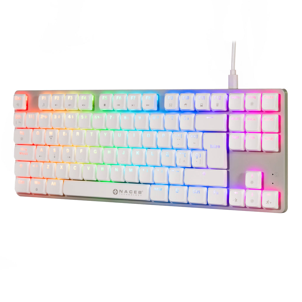 Teclado Gamer Naceb Gaming NA-0971, RGB