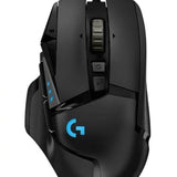 Mouse LOGITECH G502 HERO Óptico, Alámbrico, 16000 DPI, Negro
